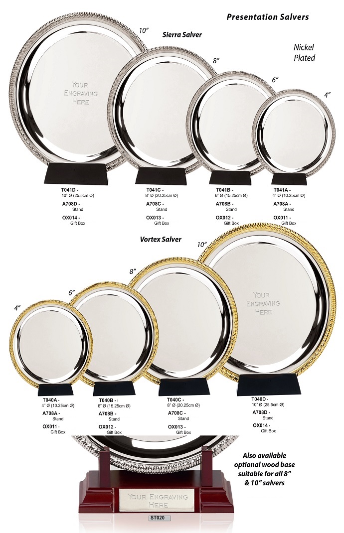 Clasic Presentation Salvers Awards